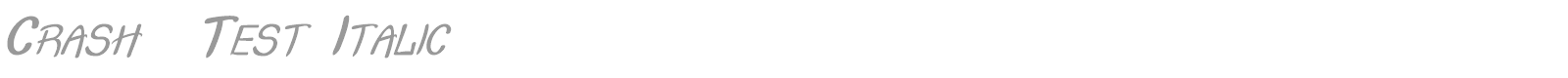 Crash Test Shadow font preview